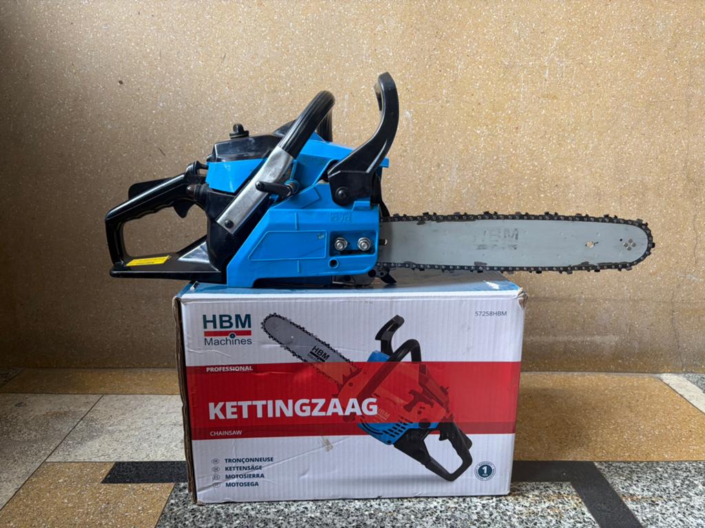 HBM Kettingzaag, Bricolage & Construction, Enlèvement, Comme neuf, Tronçonneuse