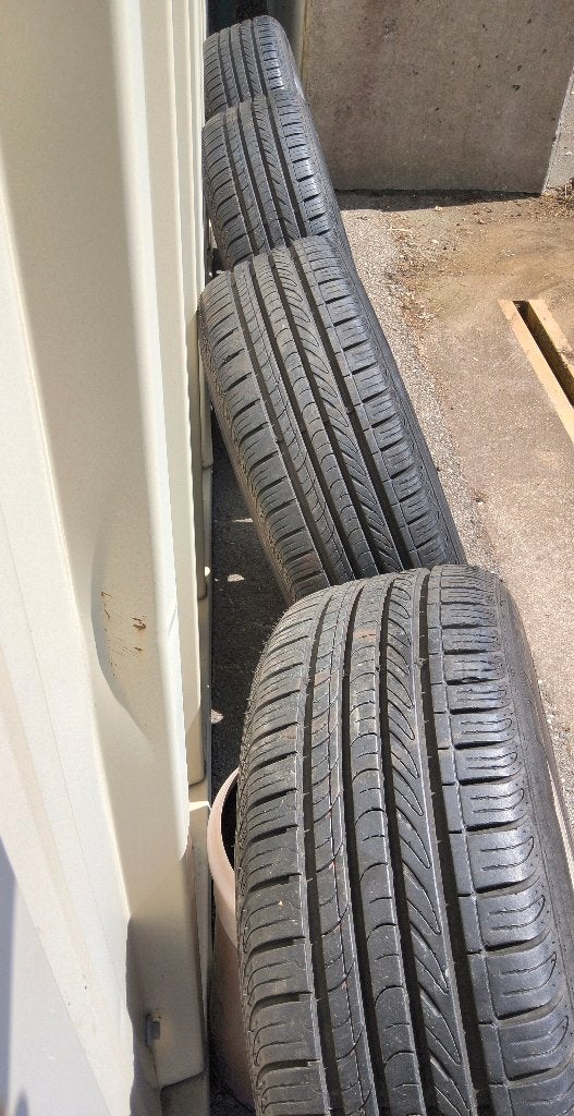 4 roues été 195/60-15 d'une Opel Astra, 15 pouces, Pneus et Jantes, Pneus été, Enlèvement