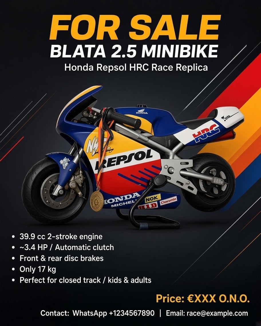mini moto pocket bike blata, Motoren, Ophalen