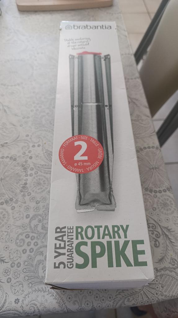 Brabantia Rotary spike, Tuin en Terras, Parasols, Ophalen, Nieuw, Minder dan 1 meter, Overige typen