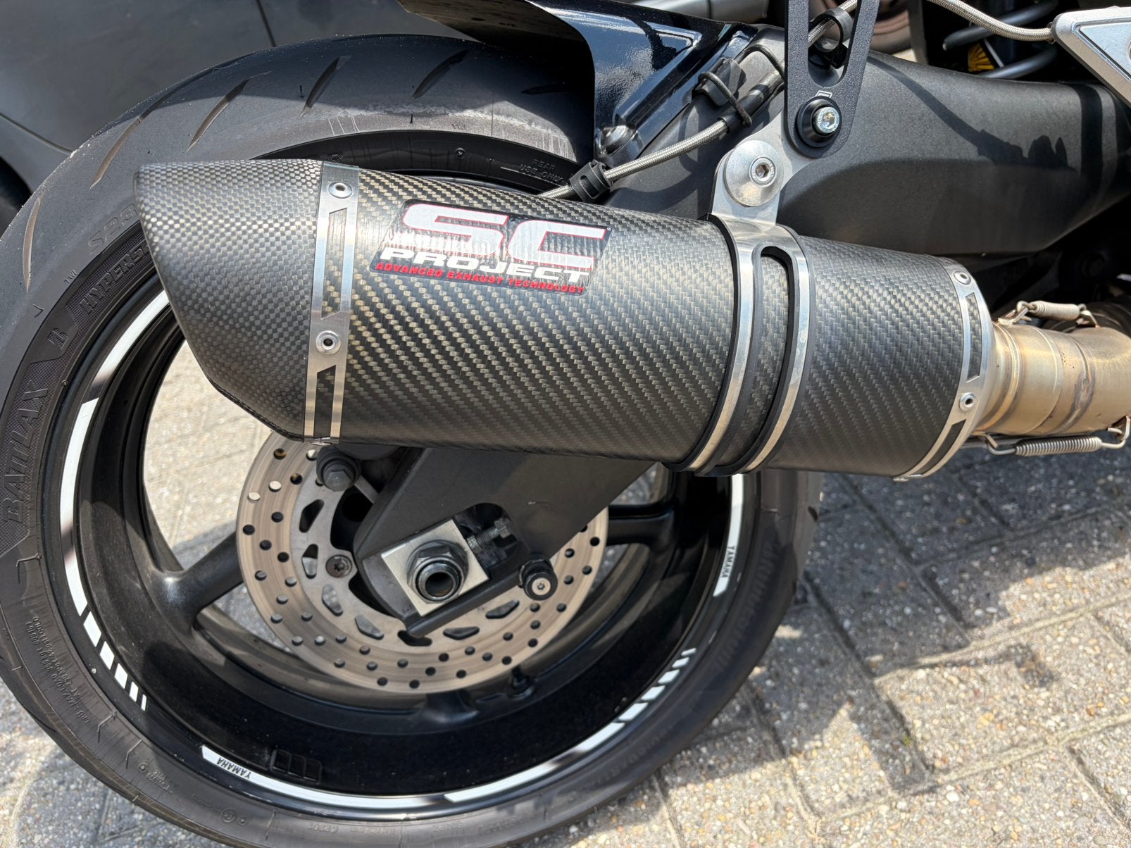 fz1 sport uitlaat met e- keur, Motoren, Ophalen of Verzenden, Gebruikt