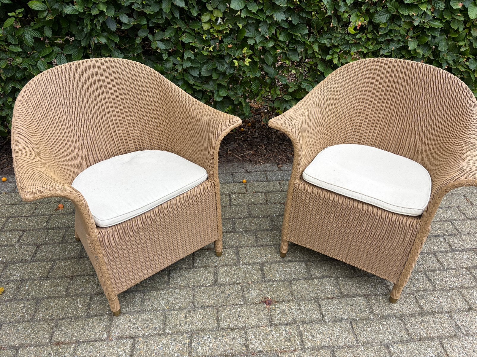 Vincent Sheppard cup stoelen, Ophalen, Gebruikt, Twee, Bruin