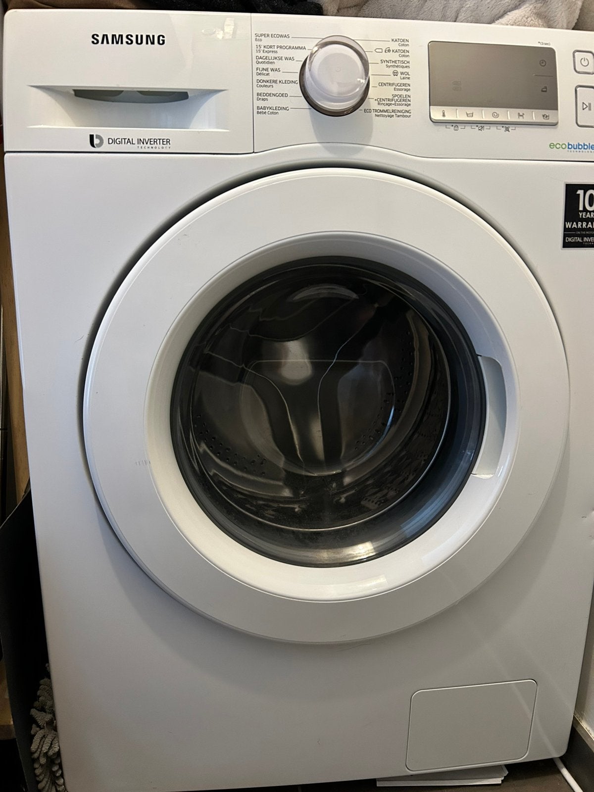 Samsung EcoBubble Washing Machine, Elektronische apparatuur, Wasmachines, 6 tot 8 kg, Ophalen, Gebruikt, Voorlader