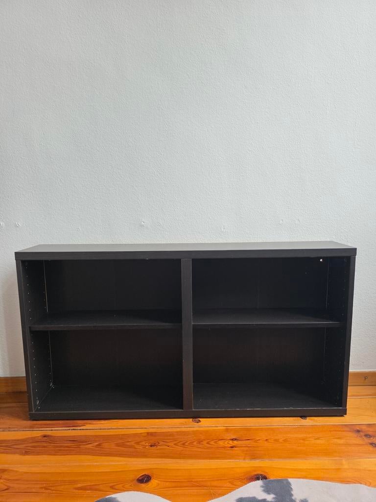 Bibliothèque basse IKEA Billy – Noir-marron, Maison & Meubles, Enlèvement