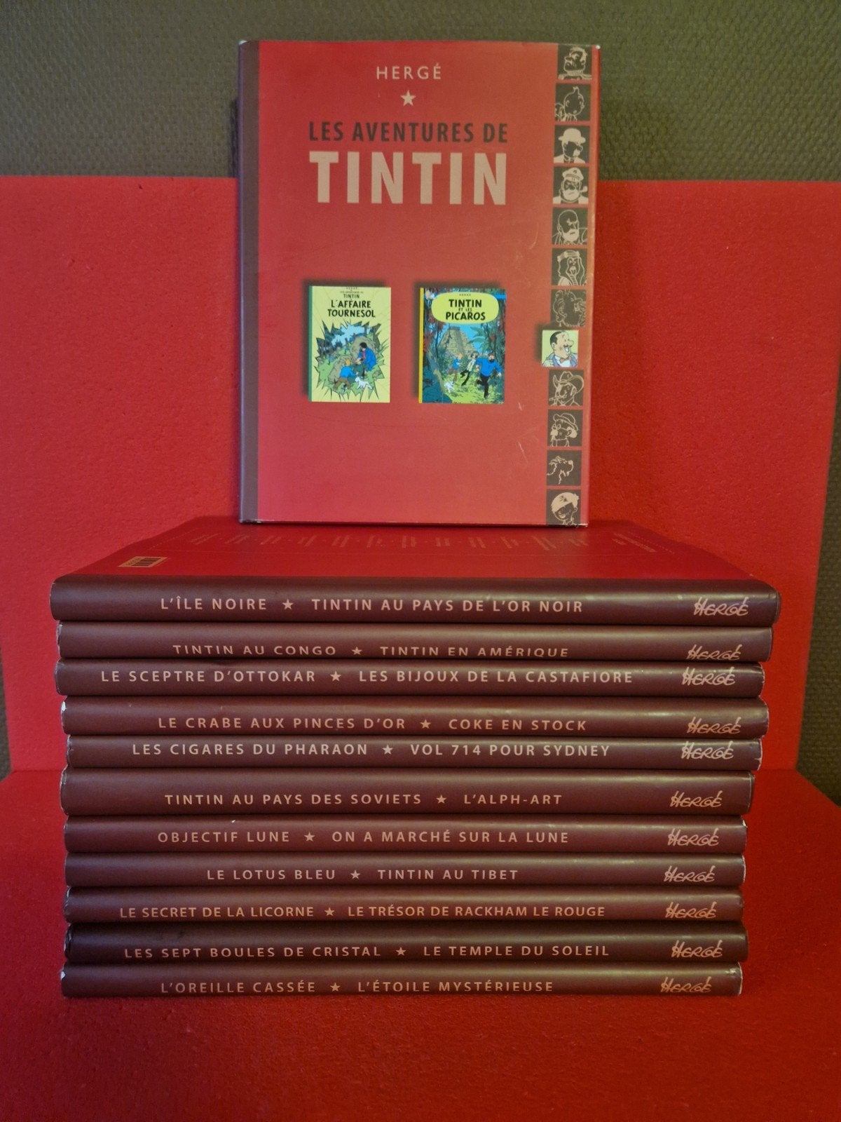 lot de 12 bd double album tintin (intégrale de la série), Enlèvement ou Envoi
