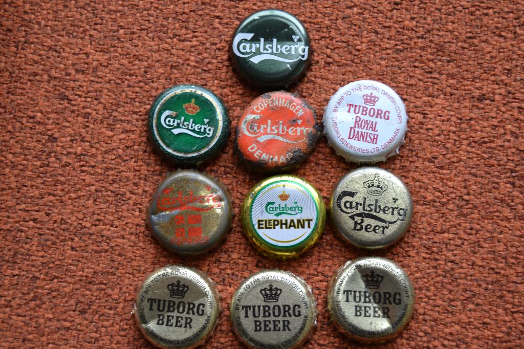 kroonkurken van Denemarken, Verzamelen, Biermerken, Ophalen of Verzenden, Gebruikt, Overige typen, Overige merken