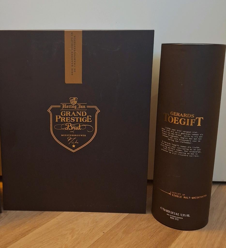 2x Hertog Jan Specials ( Brut 2023 & Gerards Toegift), Verzamelen, Biermerken, Ophalen of Verzenden, Nieuw, Flesje(s), Hertog Jan