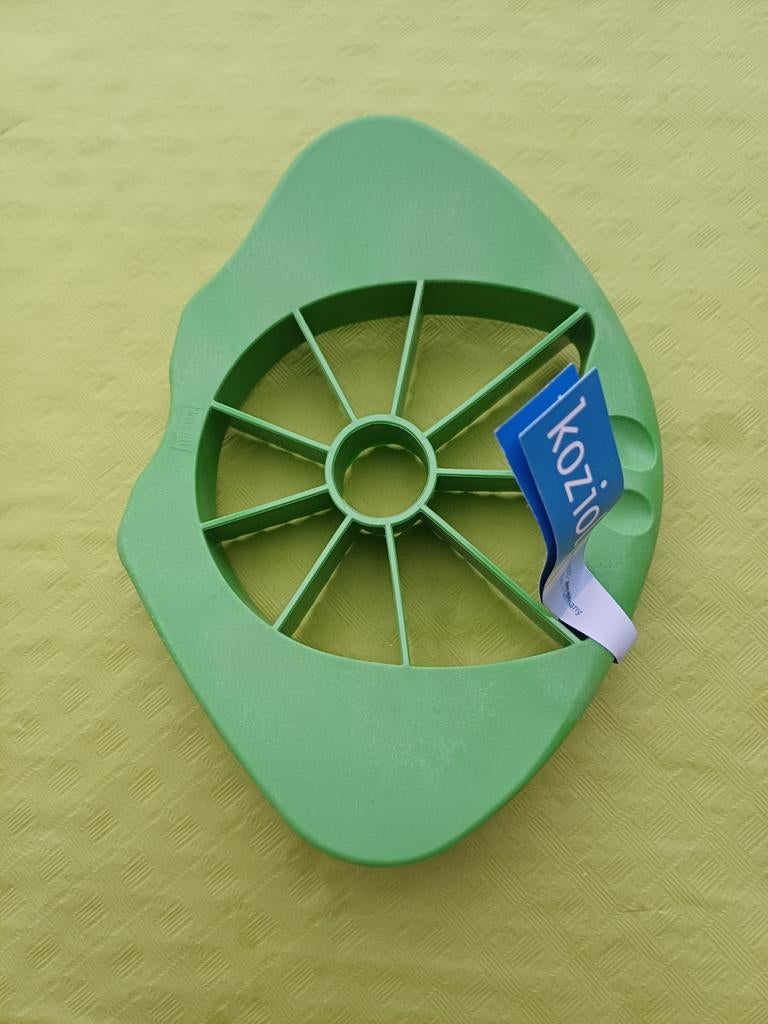 Nieuwe Groene Appelsnijder Koziol, Ophalen of Verzenden, Nieuw, Kunststof, Vaatwasserbestendig