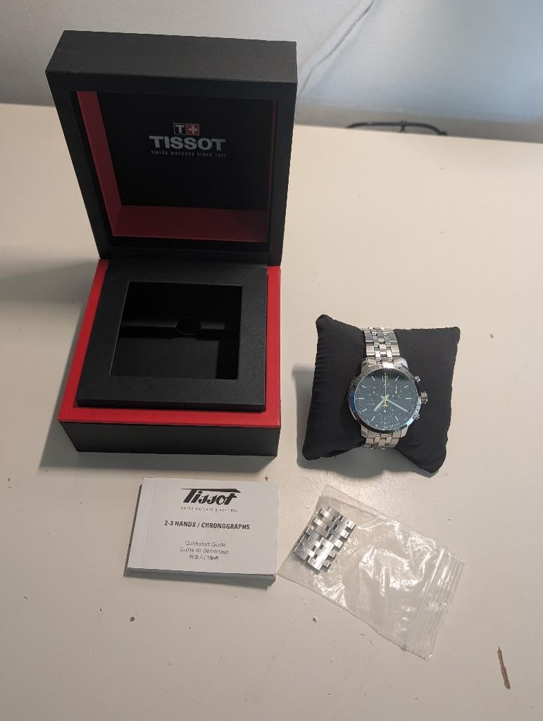Tissot PRC 200 Chronograaf Horloge, Ophalen of Verzenden, Zo goed als nieuw, Batterij