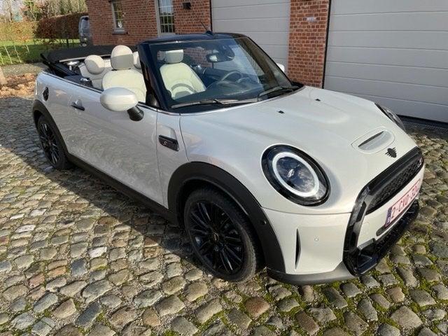 Prachtige Mini Cooper S Cabrio met slechts +- 15.000 km, Autos, Mini, Cuir, Argent ou Gris, Cabriolet, Entretenue par le concessionnaire