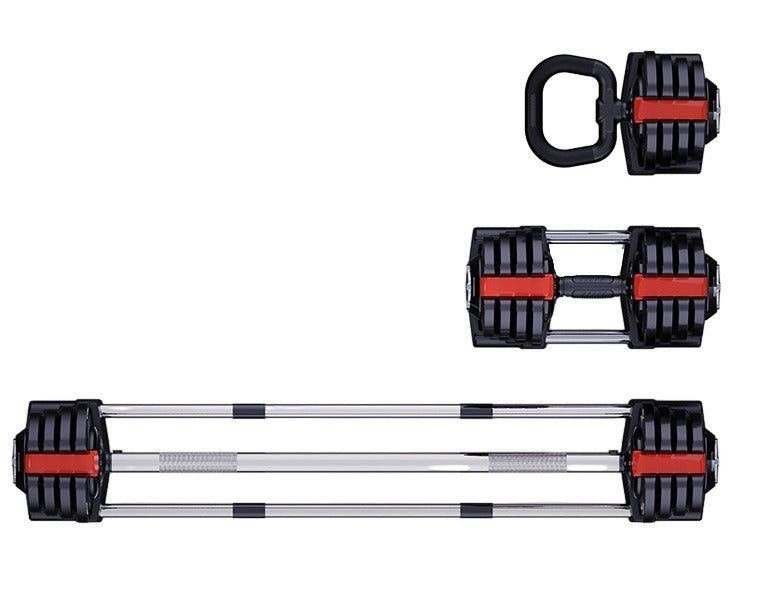 Verstelbare Dumbbell/Kettlebell Halterset 20KG