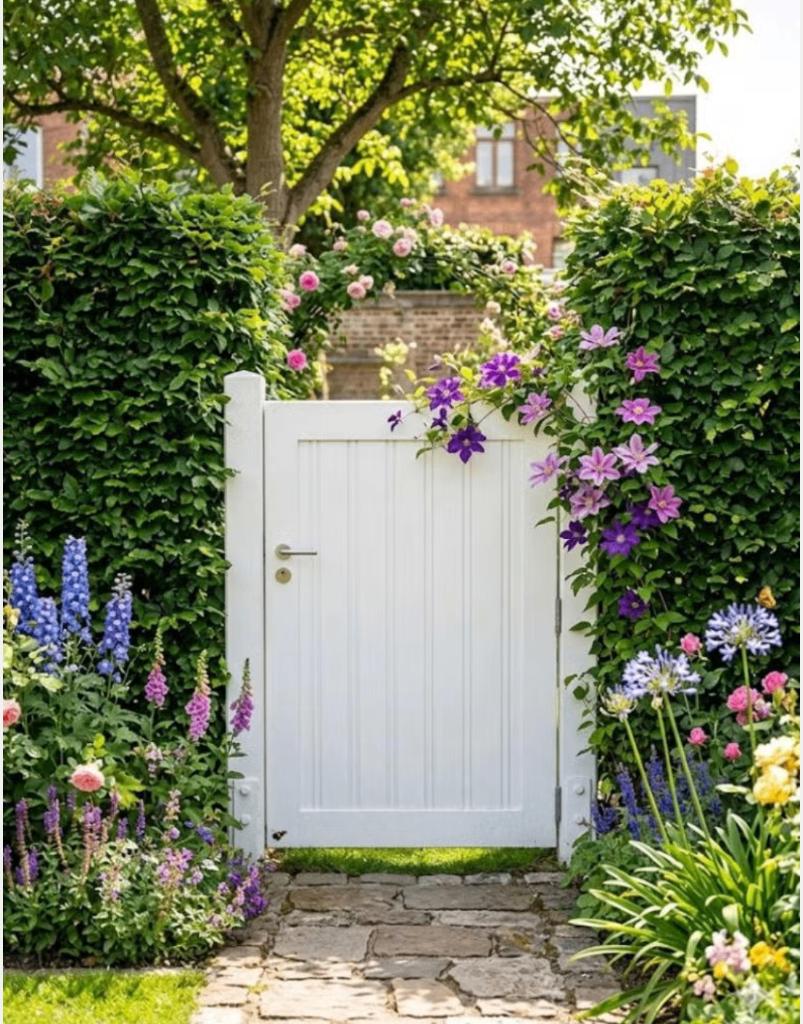 Padouk hardhout tuindeur, Tuin en Terras, Tuinpoorten, Gebruikt, Ophalen