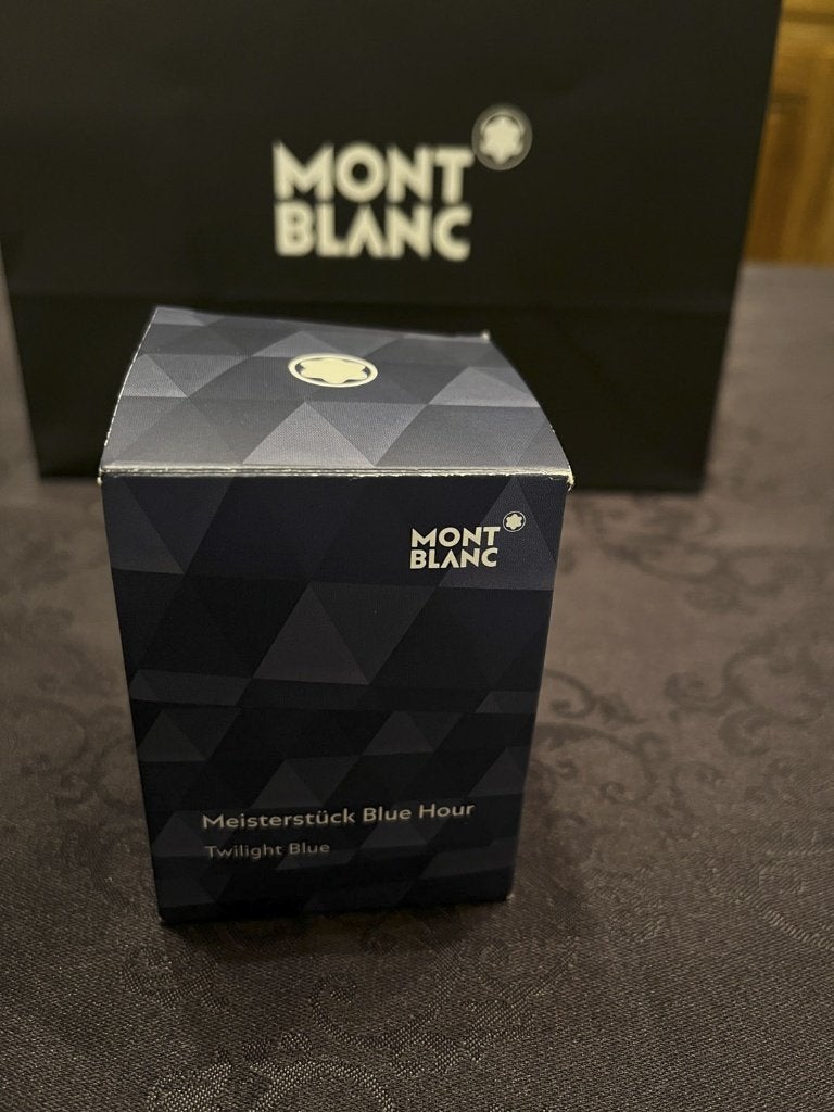 Encre Mont Blanc Blue Hour, Collections, Enlèvement ou Envoi, Neuf, Stylo, Mont Blanc