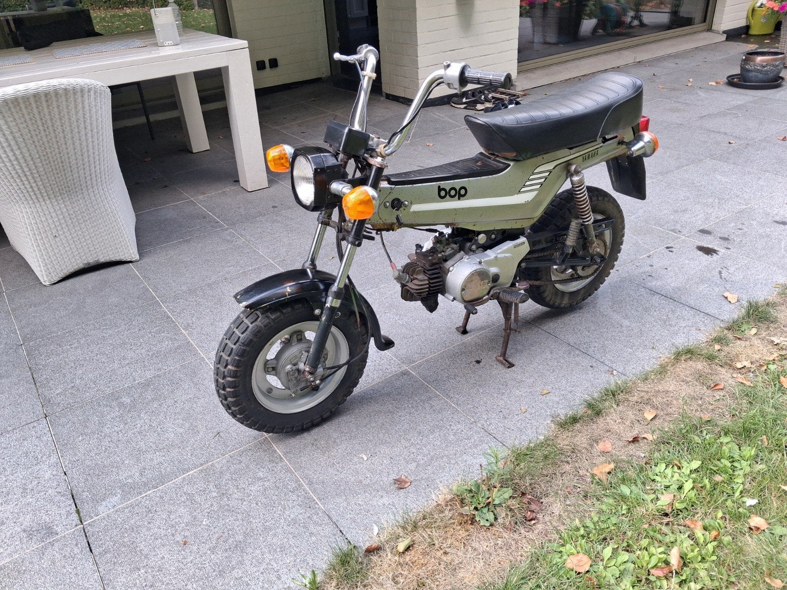 yamaha chappy, Fietsen en Brommers, Brommers | Oldtimers, Ophalen, Yamaha