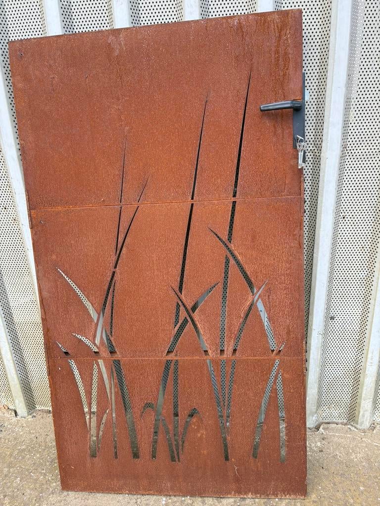 Porte en fer de deciration piur jardin 1 m 50 tot 85 cms, Enlèvement, Comme neuf