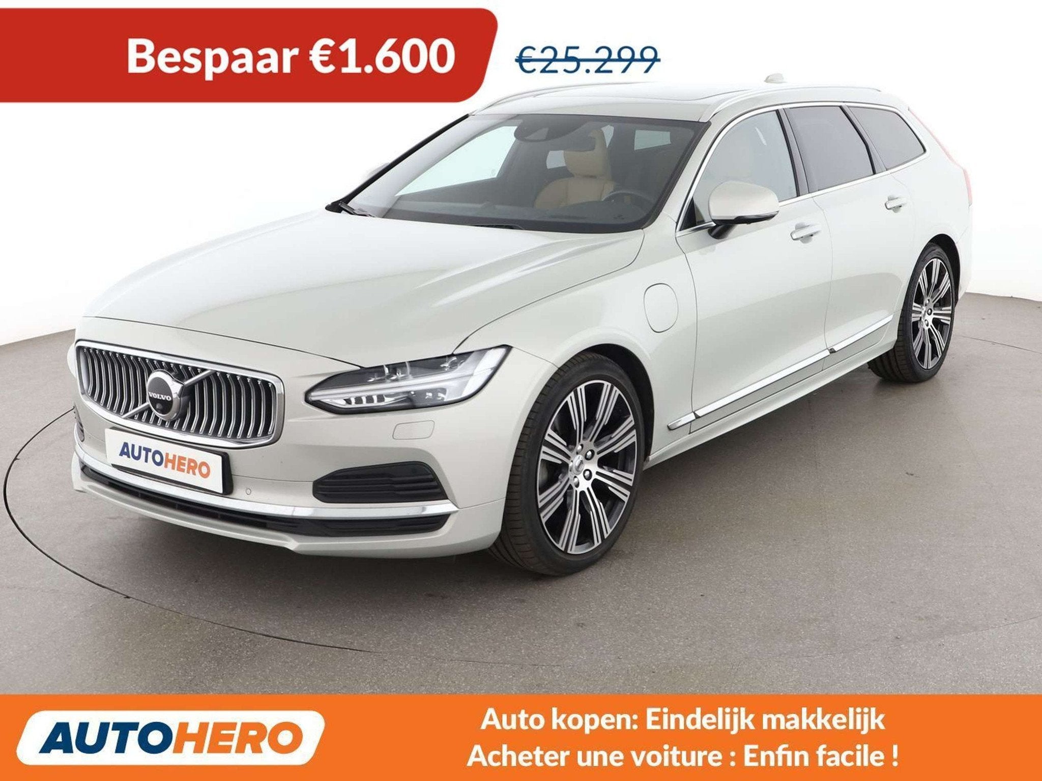 Volvo V90 2.0 T8 Plug-in Hybrid Inscription AWD (bj 2020), Auto's, Automaat, https://public.car-pass.be/vhr/c20dddb3-7c06-4e9c-9a07-2dd6d055d6e4