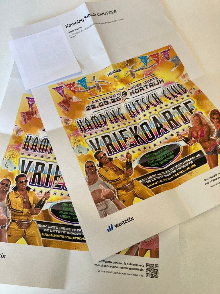 2 tickets Kamping Kitsch