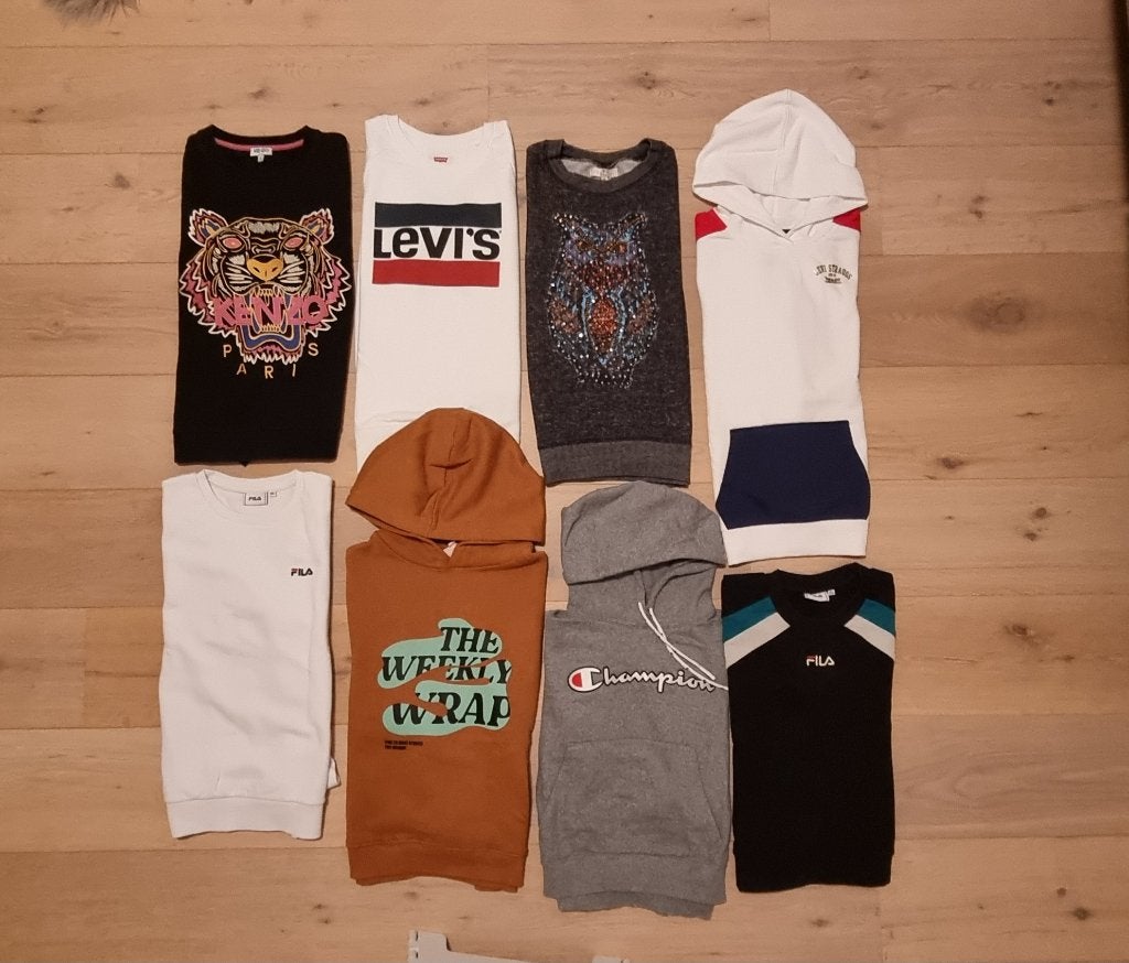 Hoodies xs/s Levi's, Kenzo, CKS, Fila, Essentiel, Wit, Ophalen of Verzenden, Zo goed als nieuw, Maat 36 (S)