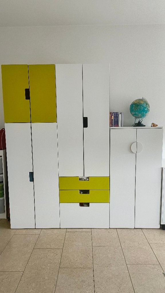 Combinatie van 3 kleerkasten, Ophalen, 50 tot 100 cm, Modern, 150 tot 200 cm