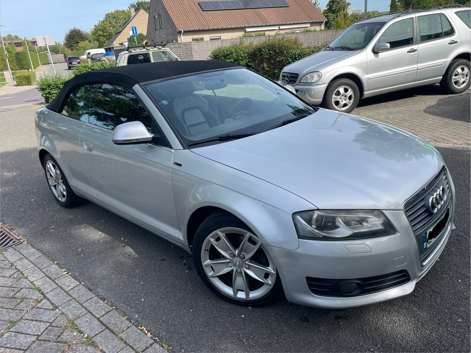 Audi A3 Cabriolet S-Line Sport 2.0 TDI Automatic, Auto's, Automaat, Zwart, Cabriolet, Bedrijf