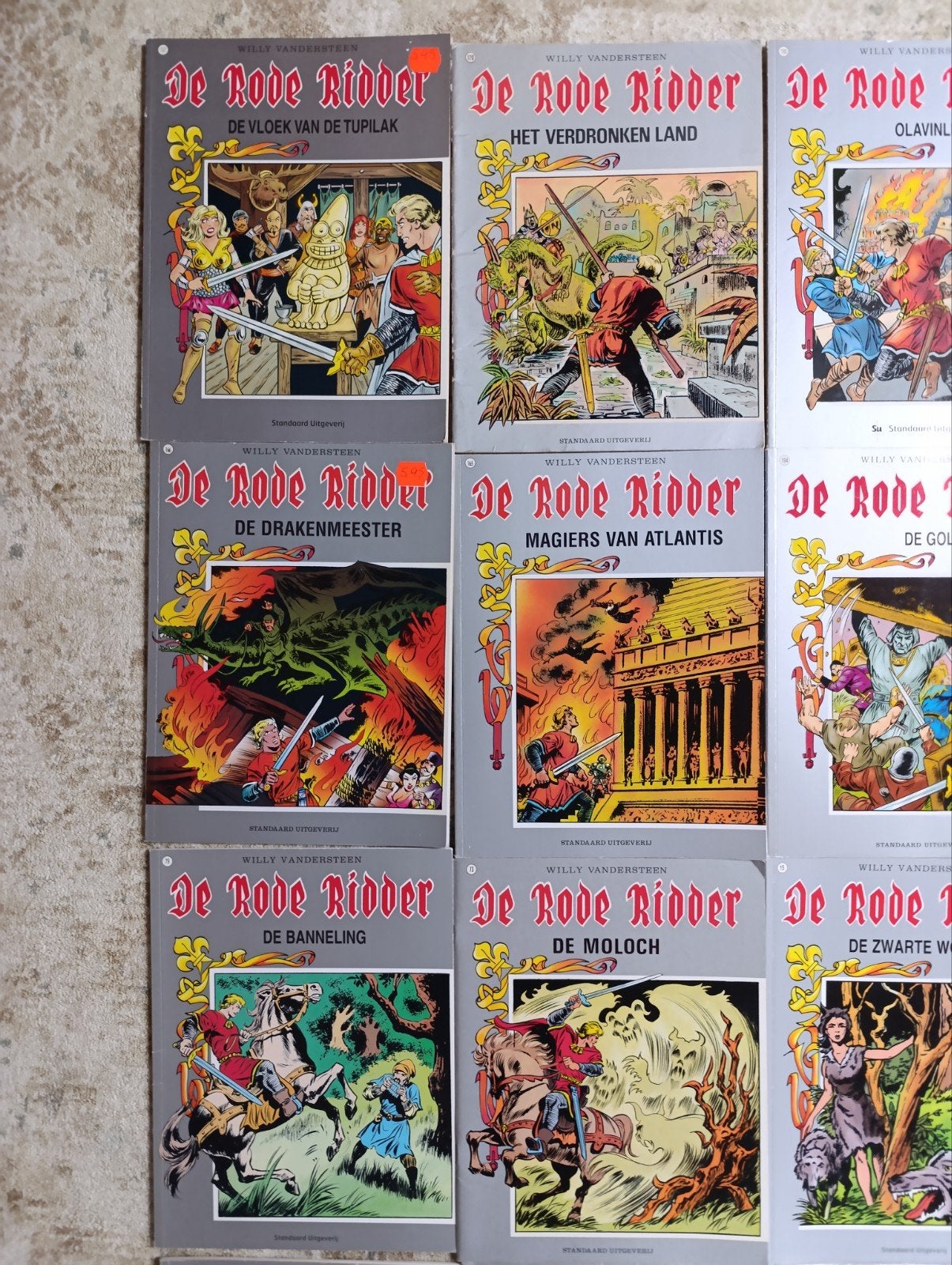 lot stripboeken, Meerdere stripboeken, Ophalen