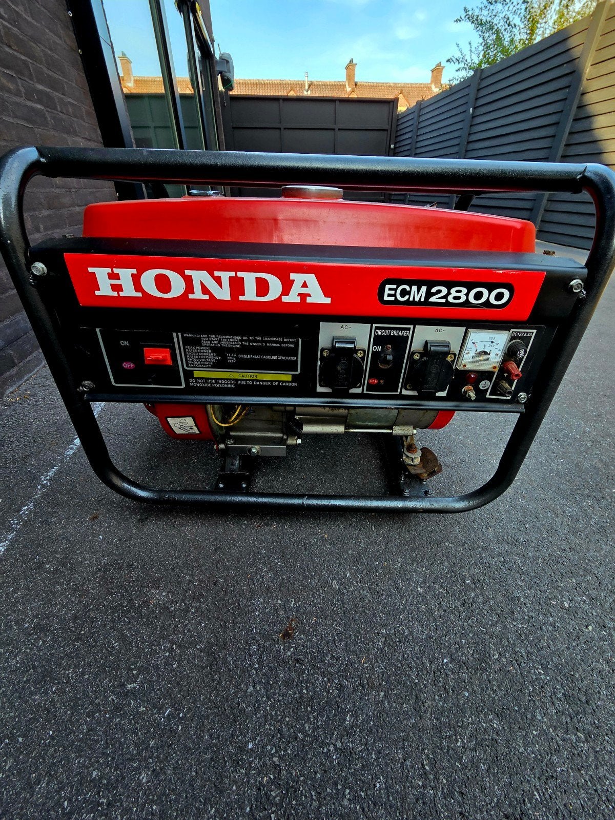 Honda ECM 2800 Aggregaat (6.5 PK), Doe-het-zelf en Bouw, Ophalen, Gebruikt, Benzine