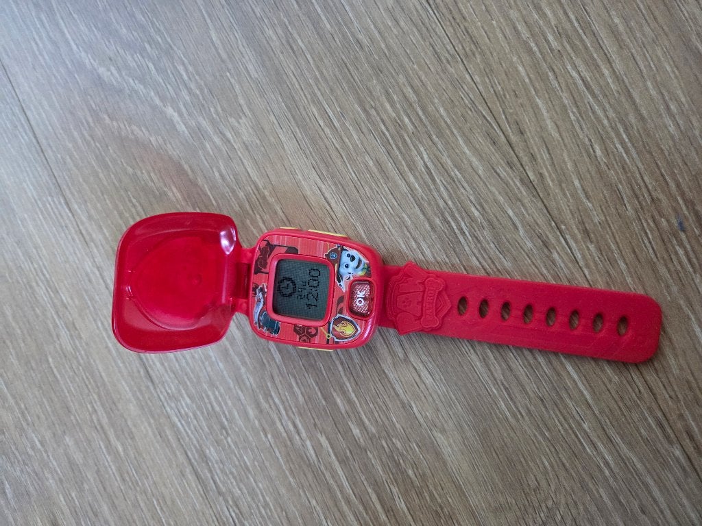 paw patrol horloge kinderen, Handtassen en Accessoires, Ophalen of Verzenden, Zo goed als nieuw, Jongen