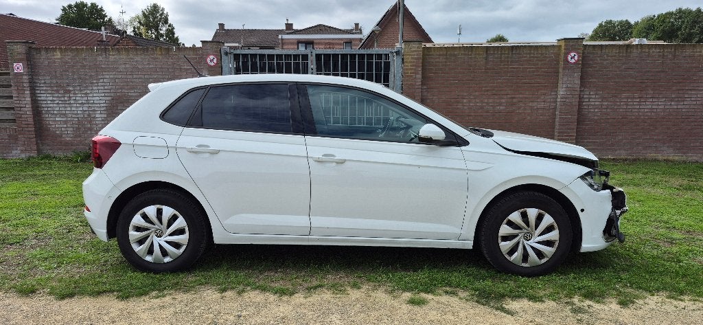 VW POLO 1.0 TSI BJ 2022 KM 71000 PLAATSCHADE, Autos : Divers, Enlèvement, Blanc, Essence, 1000 cm³
