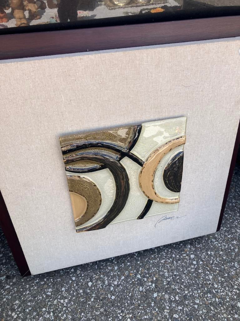 Kunstwerk 60 x 60, Maison & Meubles, Accessoires pour la Maison | Cadres, Enlèvement, Comme neuf