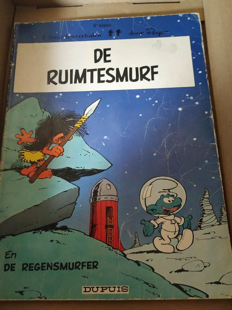 strip de smurfen "de ruimtesmurf" enz, Boeken, Ophalen of Verzenden