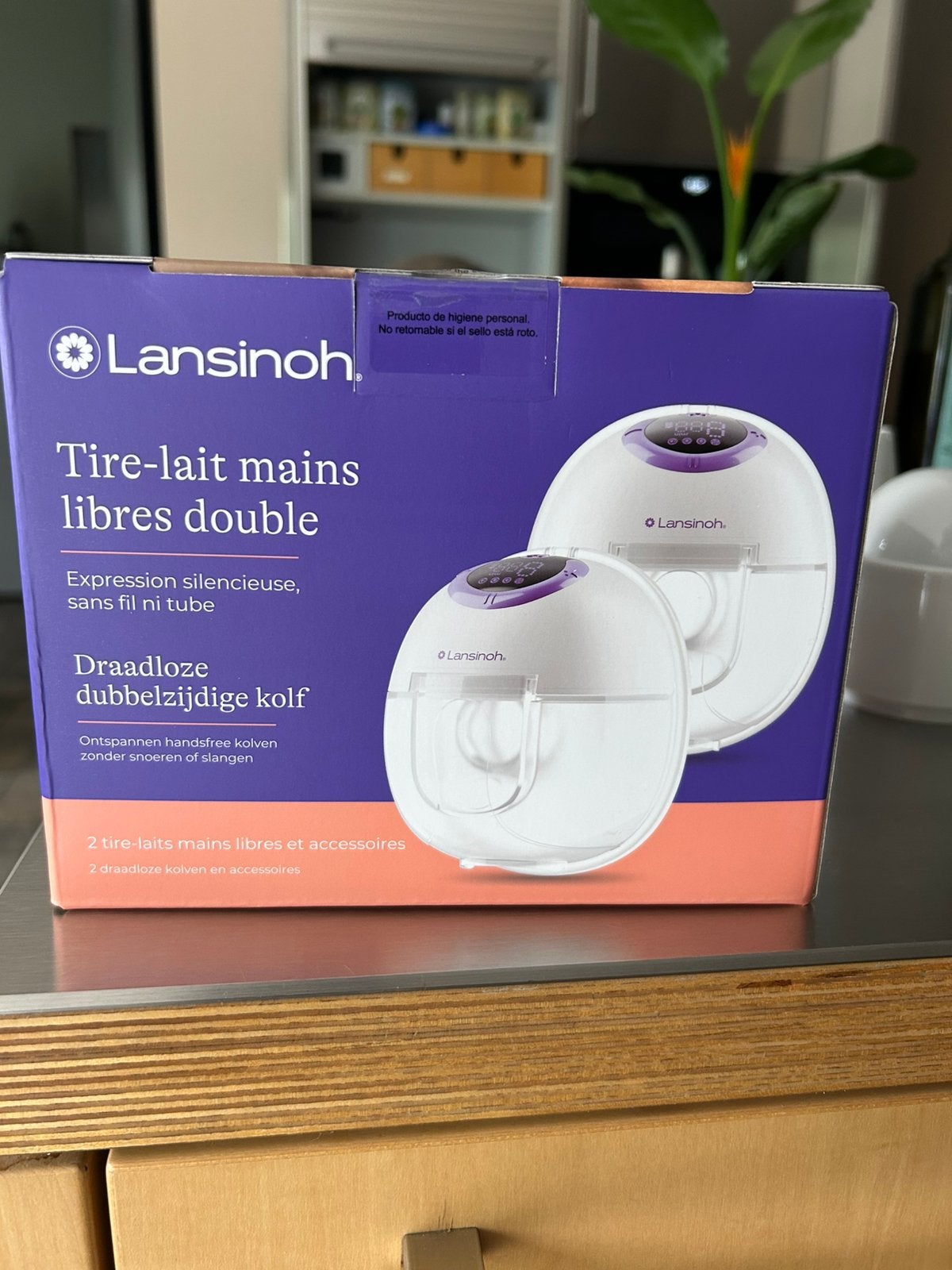 Lansinoh Borstkolf Dubbelzijdig Handsfree, Kinderen en Baby's, Babyvoeding en Toebehoren, Ophalen, Nieuw, Dubbelzijdig, Borstkolf