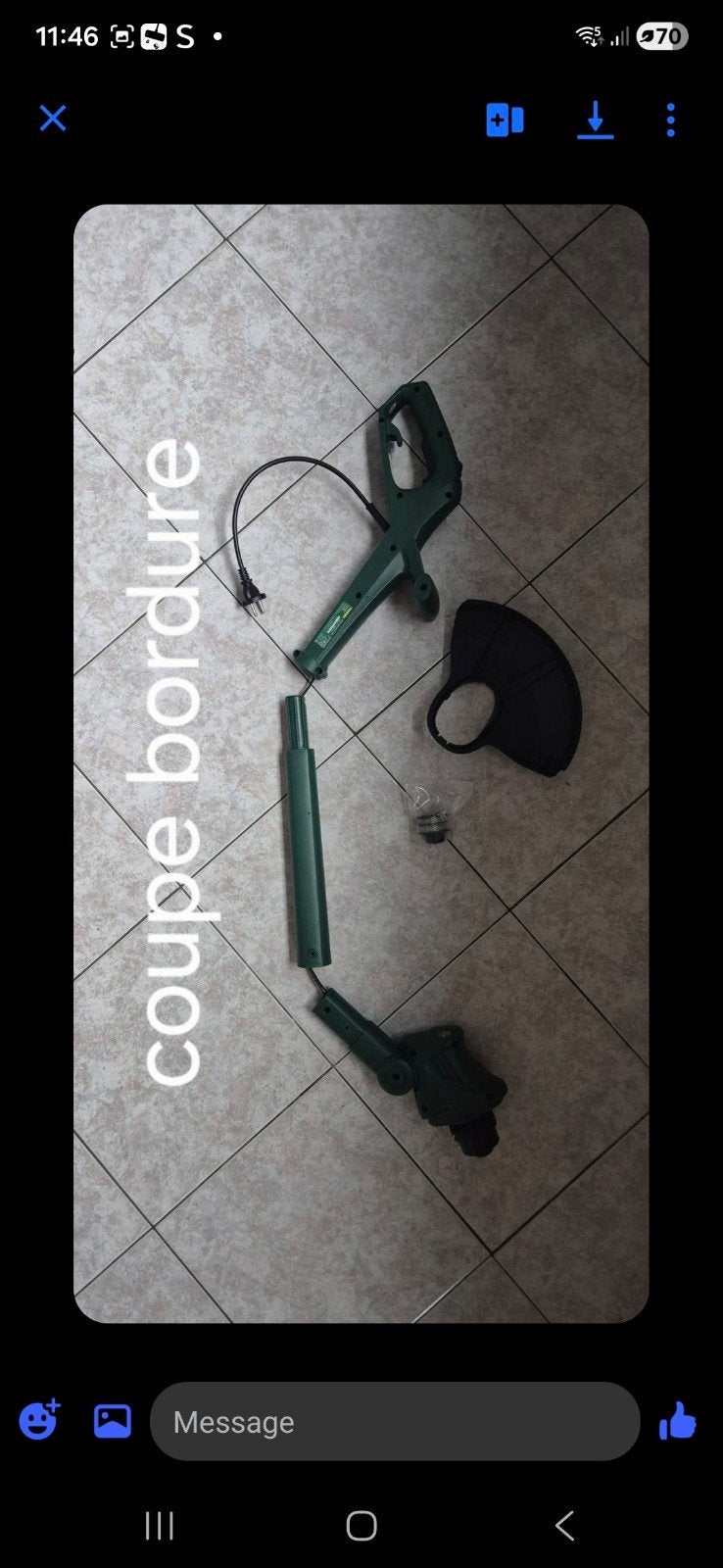 coupe bordure nouveau  35 eu, Enlèvement