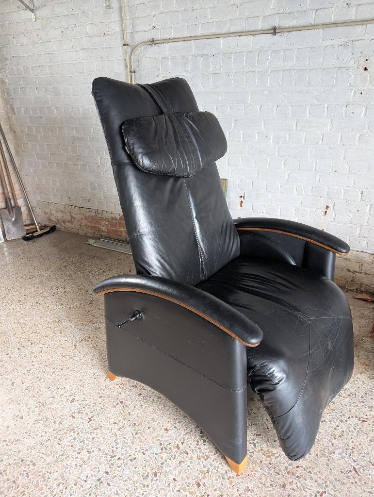Relaxzetel, Ophalen, Gebruikt, Leer, Modern -klassiek