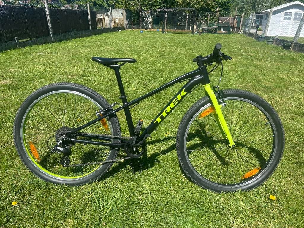 Kinder MTB Trek Wahoo 26 inch, Ophalen, Velgrem, Zo goed als nieuw, Geen vering