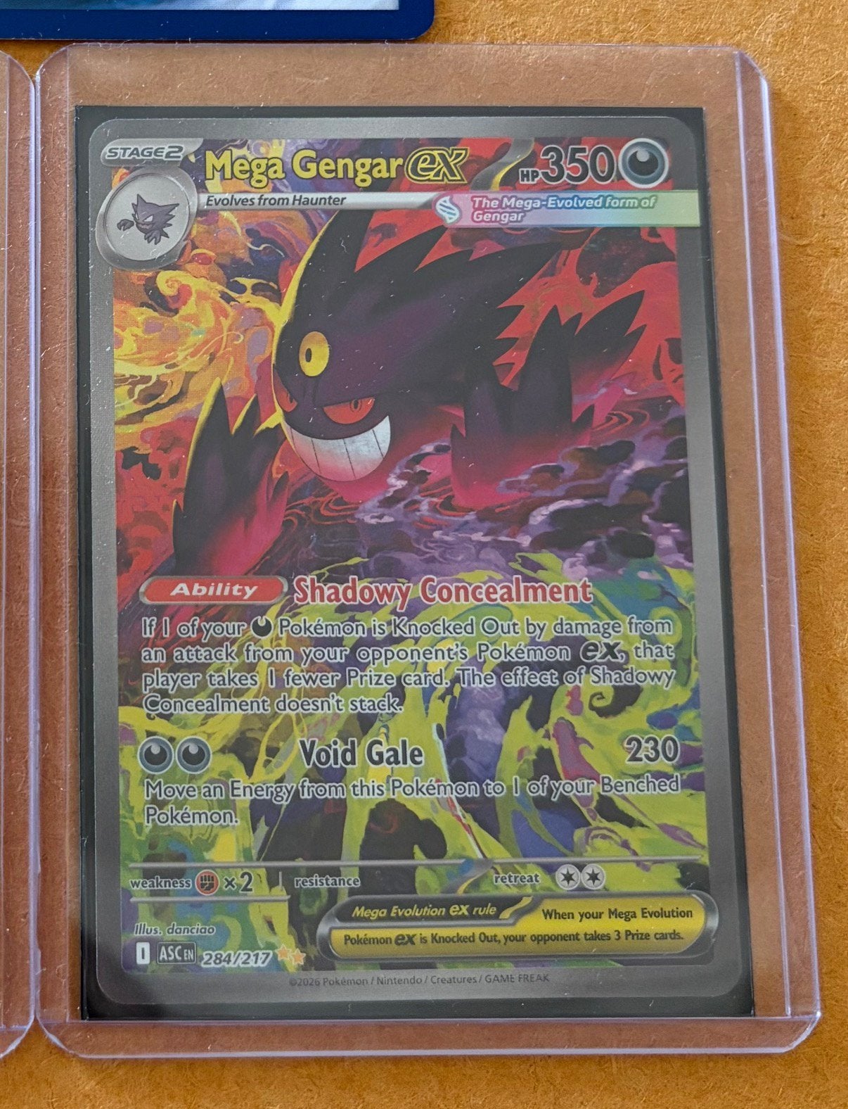 Mega gengar ex 284 te ruil, Hobby en Vrije tijd, Ophalen, Nieuw, Losse kaart
