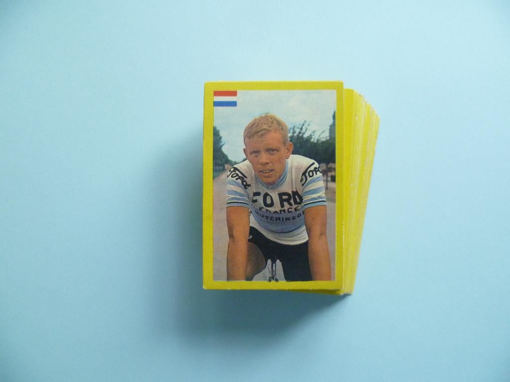wielrenners chromo's kaarten cartes cyclisme Monty Gum 1968, Ophalen of Verzenden
