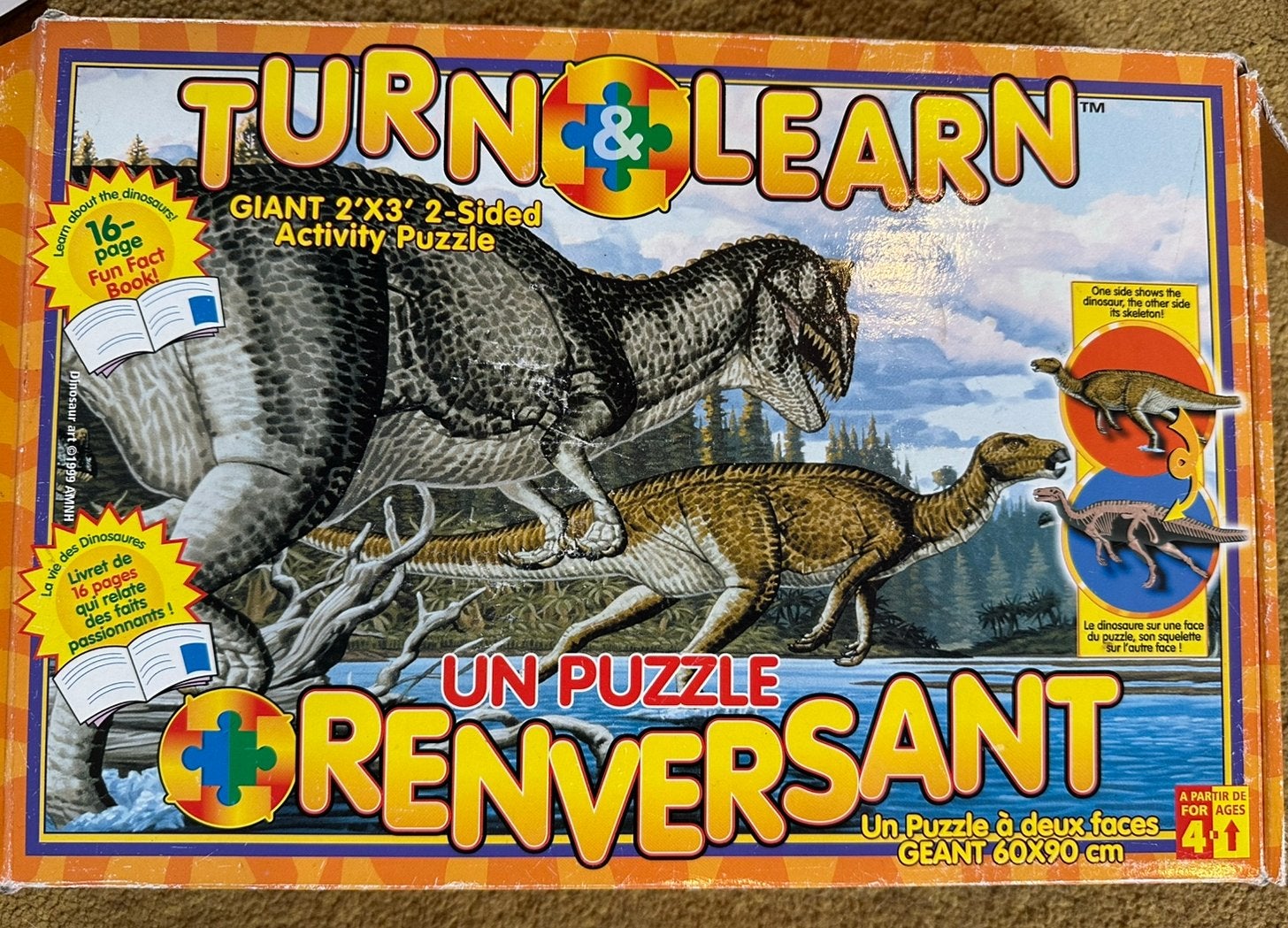 Vloerpuzzel dinosaurussen, Ophalen, Zo goed als nieuw