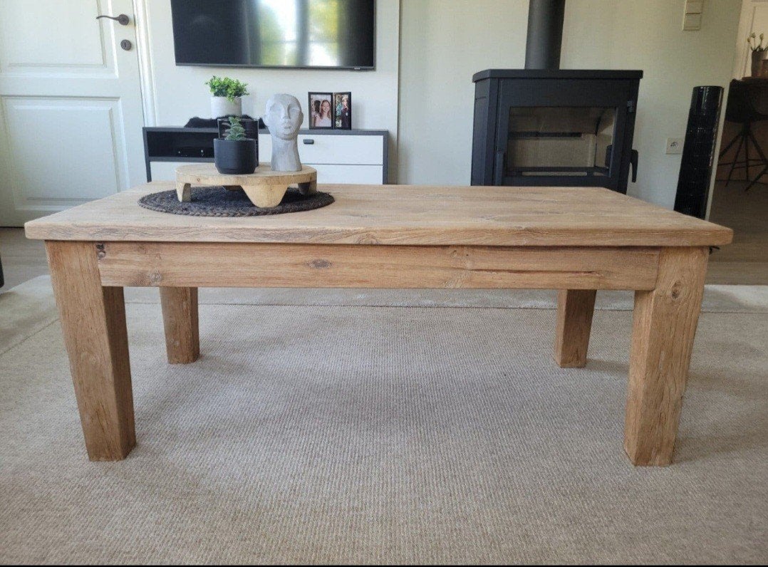 Teak salontafel, Huis en Inrichting, Tafels | Eettafels, Ophalen