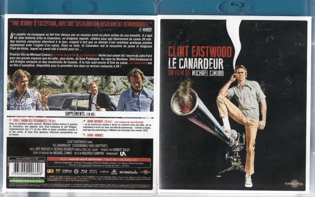 le canardeur (thunderbol an lightfoot) (blu-ray) neuf, Cd's en Dvd's, Frans, Alle leeftijden, Film, Actie