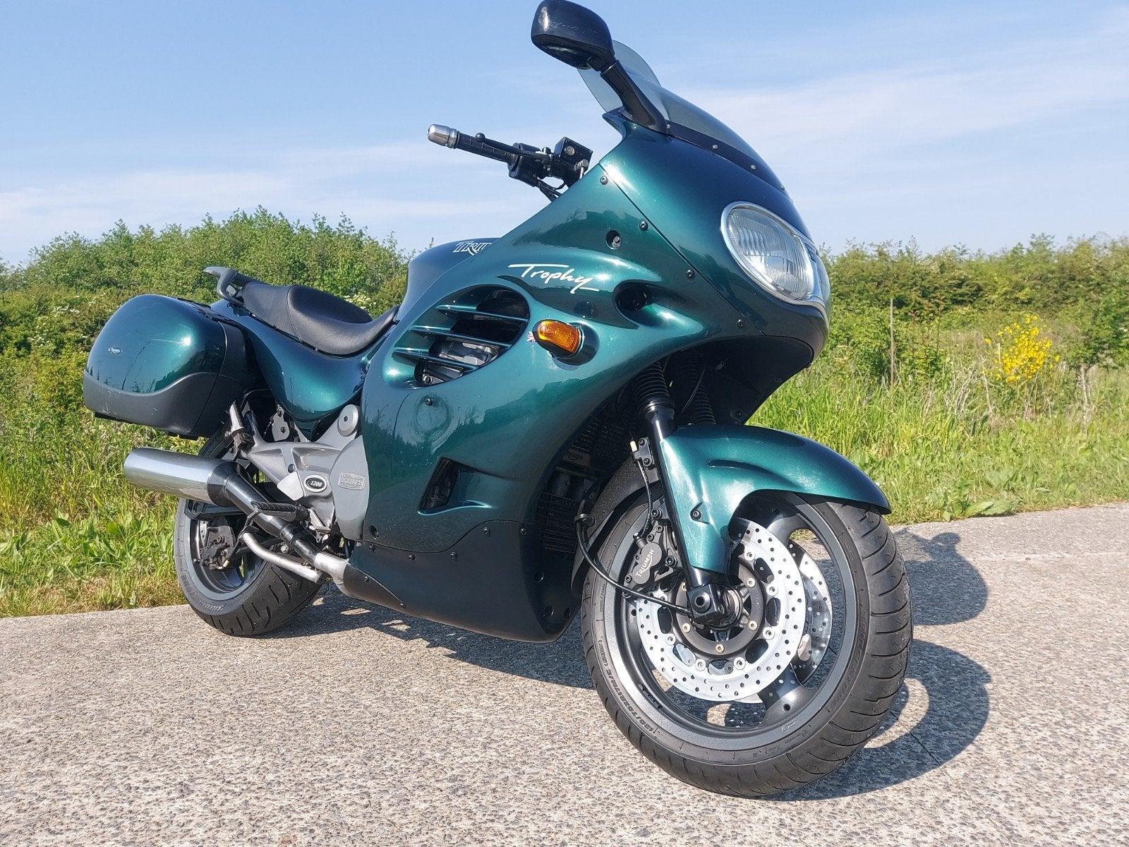 TRIUMP TROPHY 1200 16v DOHC,MET NIEUWE BANDEN+ONDERHOUD !!!, Motoren, Particulier, Sport