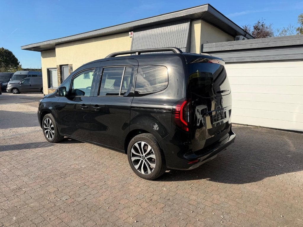 RENAULT KANGOO * 1.33TCE * TECHNO * AUT * 130PK * WB 06/2030, Auto's, Monovolume, Leder en Stof, Zwart, 5 zetels
