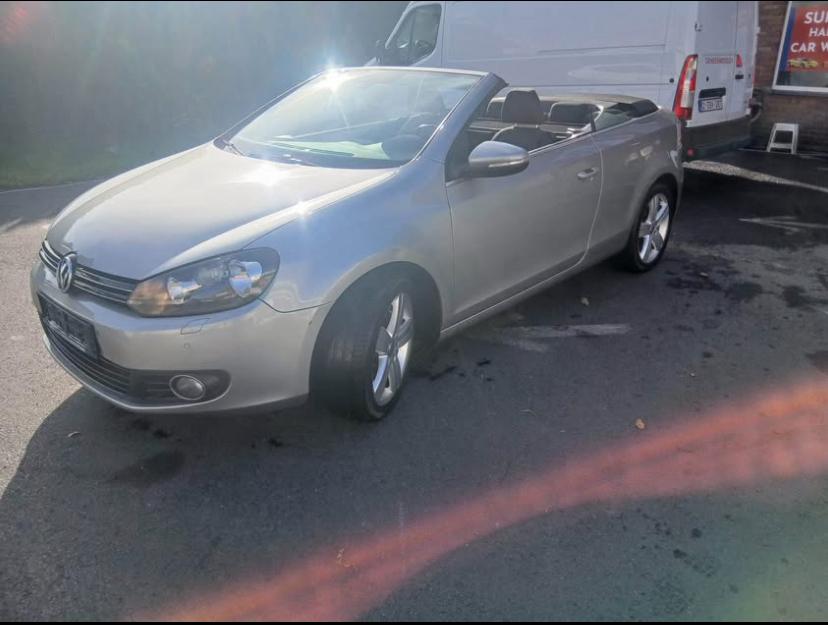 Golf 6 1.2 tsı benzıne 2012 cabrıo, Euro 5, Stof, Zwart, Cabriolet