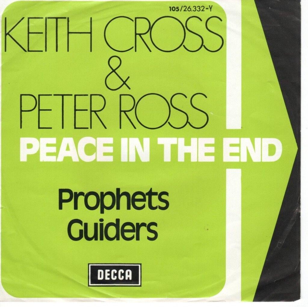 Keith Cross/Peter Ross : Peace In The End / Prophets Guiders, Enlèvement ou Envoi, Utilisé, Autres genres