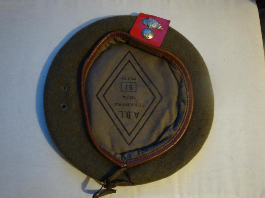 berzt ABL 1974 MP, Verzamelen, Ophalen of Verzenden, Landmacht, Helm of Baret
