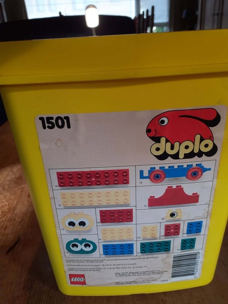 duplo blokken in doos, Ophalen, Zo goed als nieuw, Compleet, Duplo