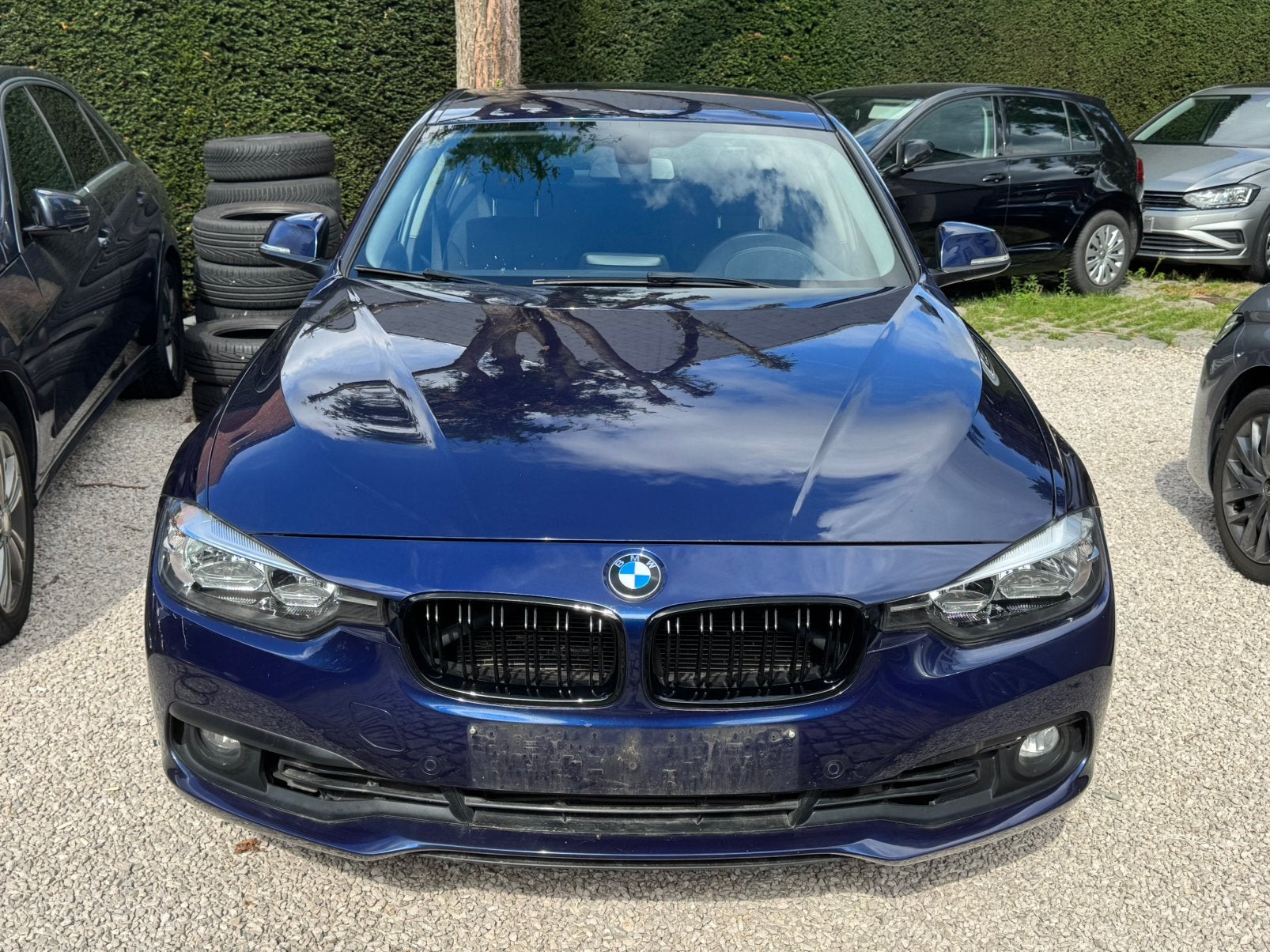 BMW 318i benzine - AUTOMAAT*78000KM*2017*GARANTIE, Auto's, 4 deurs, Euro 6, Blauw, Bedrijf