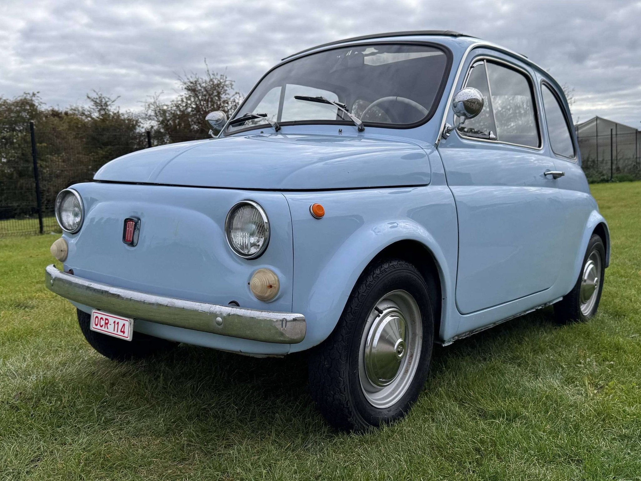 Fiat 500 NUOVA F LUSSO * toit pano * Entretien Fait *, Autos, Cuir, Achat, Entreprise, Boîte manuelle