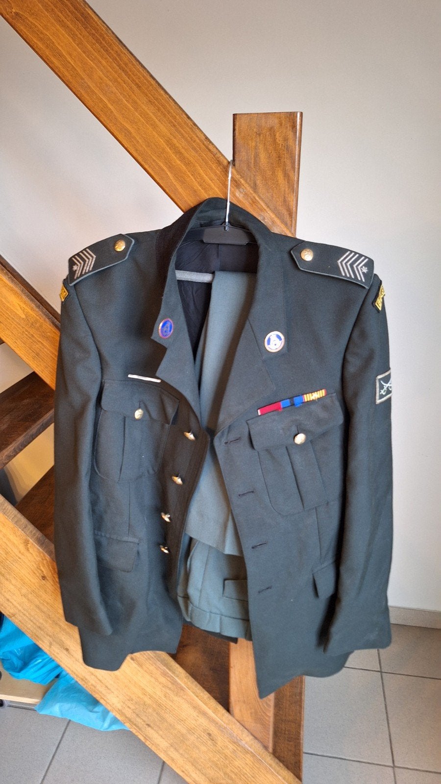 Vlaams Leger Kostuum, Verzamelen, Ophalen, Landmacht, Kleding of Schoenen