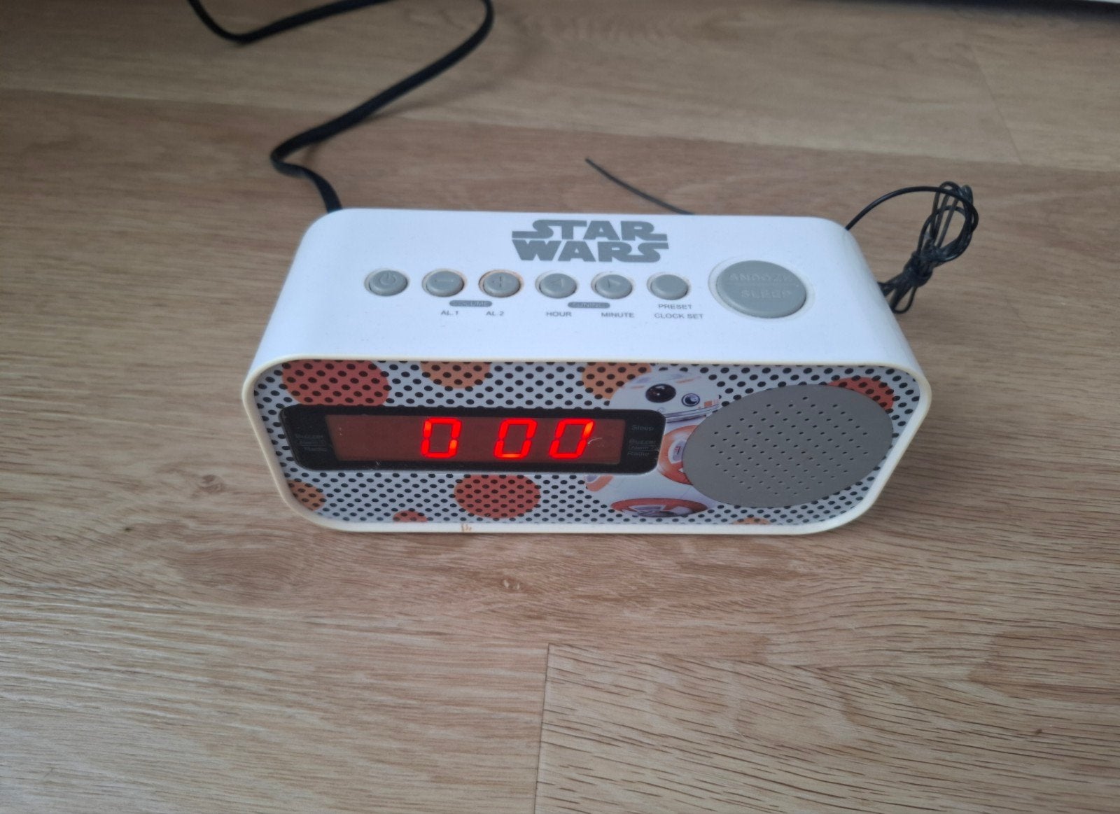 Star Wars Wekker Radio, Elektronische apparatuur, Wekkers, Ophalen of Verzenden, Gebruikt