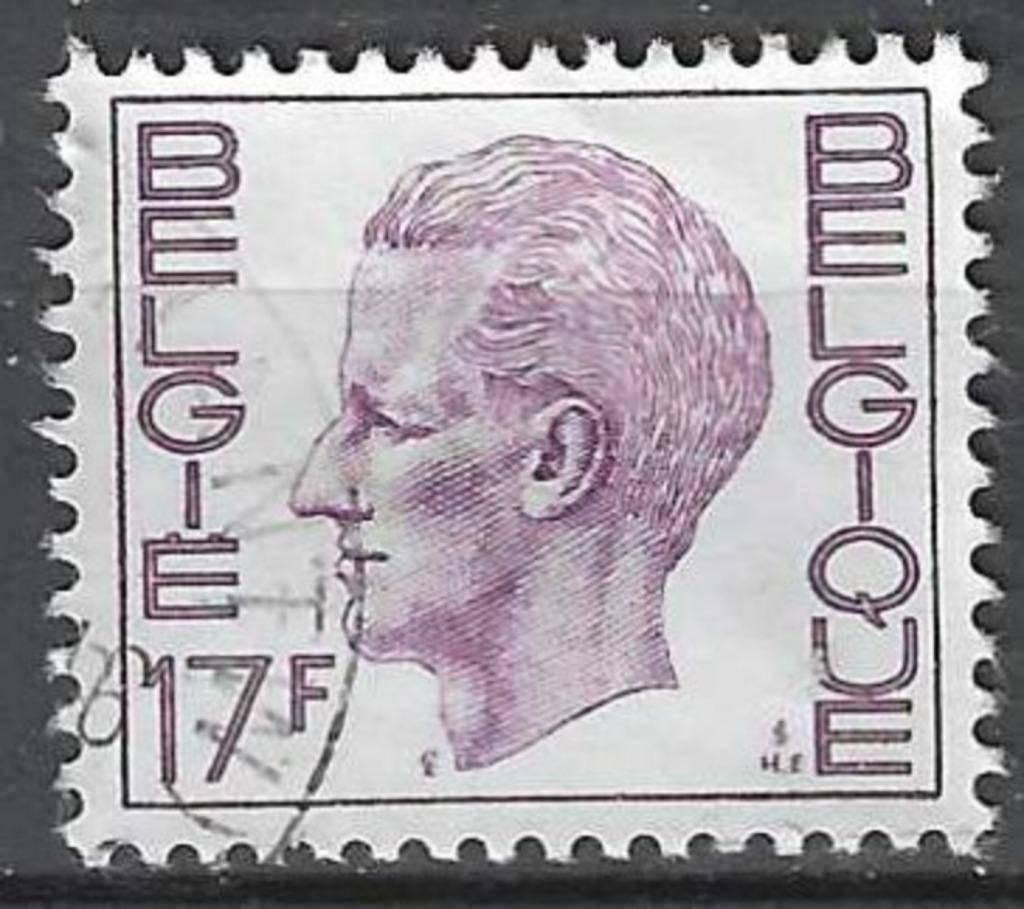 Belgique 1975 - Yvert 1748/OBP 1755 - Roi Baudouin (ST), Envoi, Affranchi, Oblitéré, Maison royale